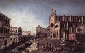 弗朗西斯科 阿爾伯托 View of Campo Santi Giovanni e Paolo 弗朗西斯科 阿爾伯托 View of Campo Santi Giovanni e Paolo